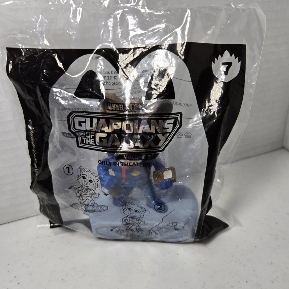 McDonald’s Guardians of the Galaxy Vol 3 Happy Meal Toy #7 Rocket Raccoon